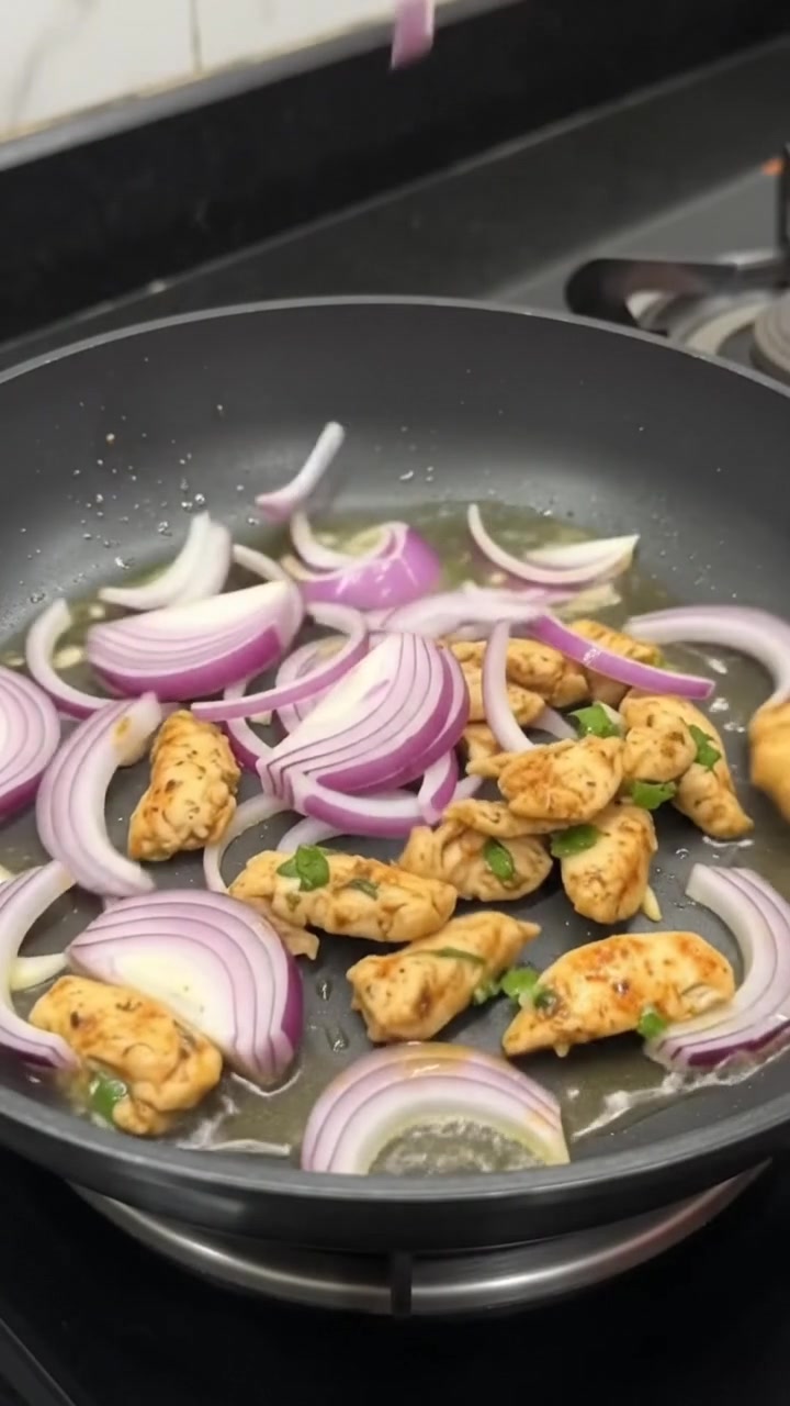 Step 2: Make the chicken filling