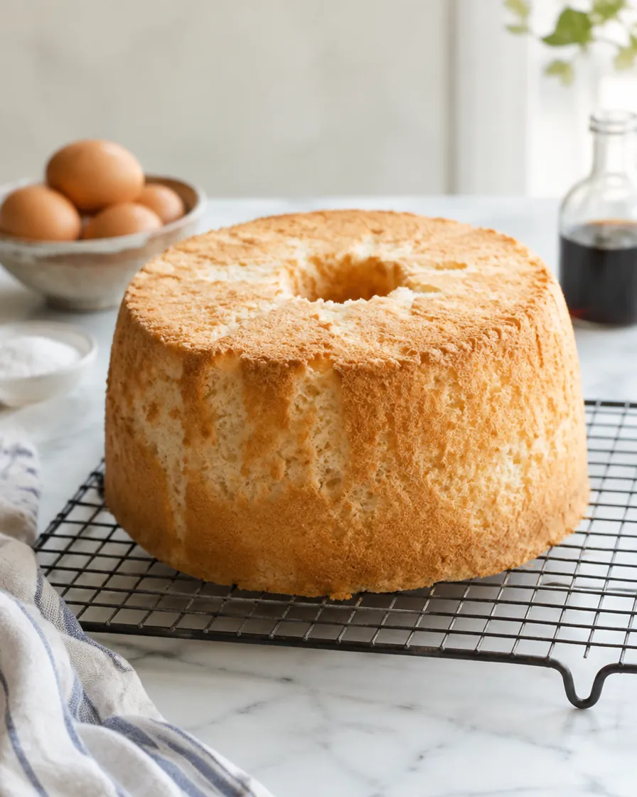 Step 5: Bake for 40-45 minutes, turning the pan halfway through, unt