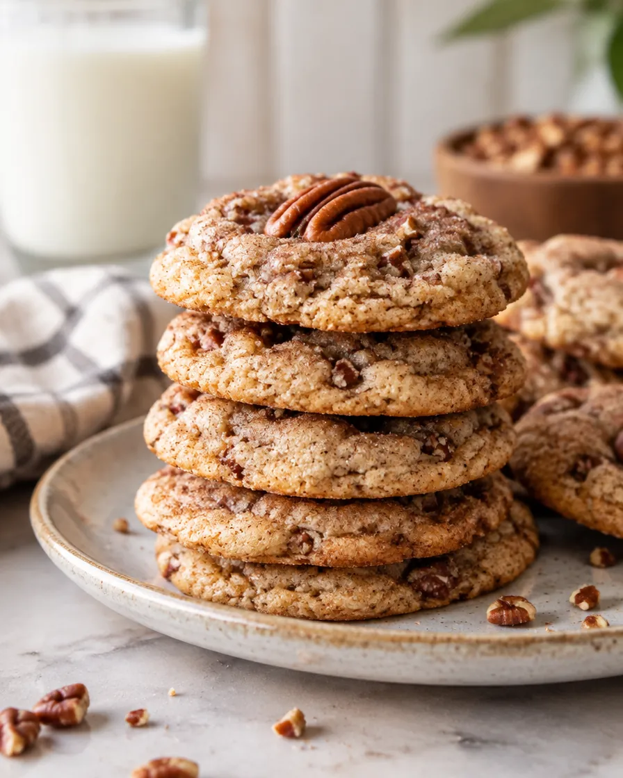 Maple Pecan Cinnamon-Sugar Cookies