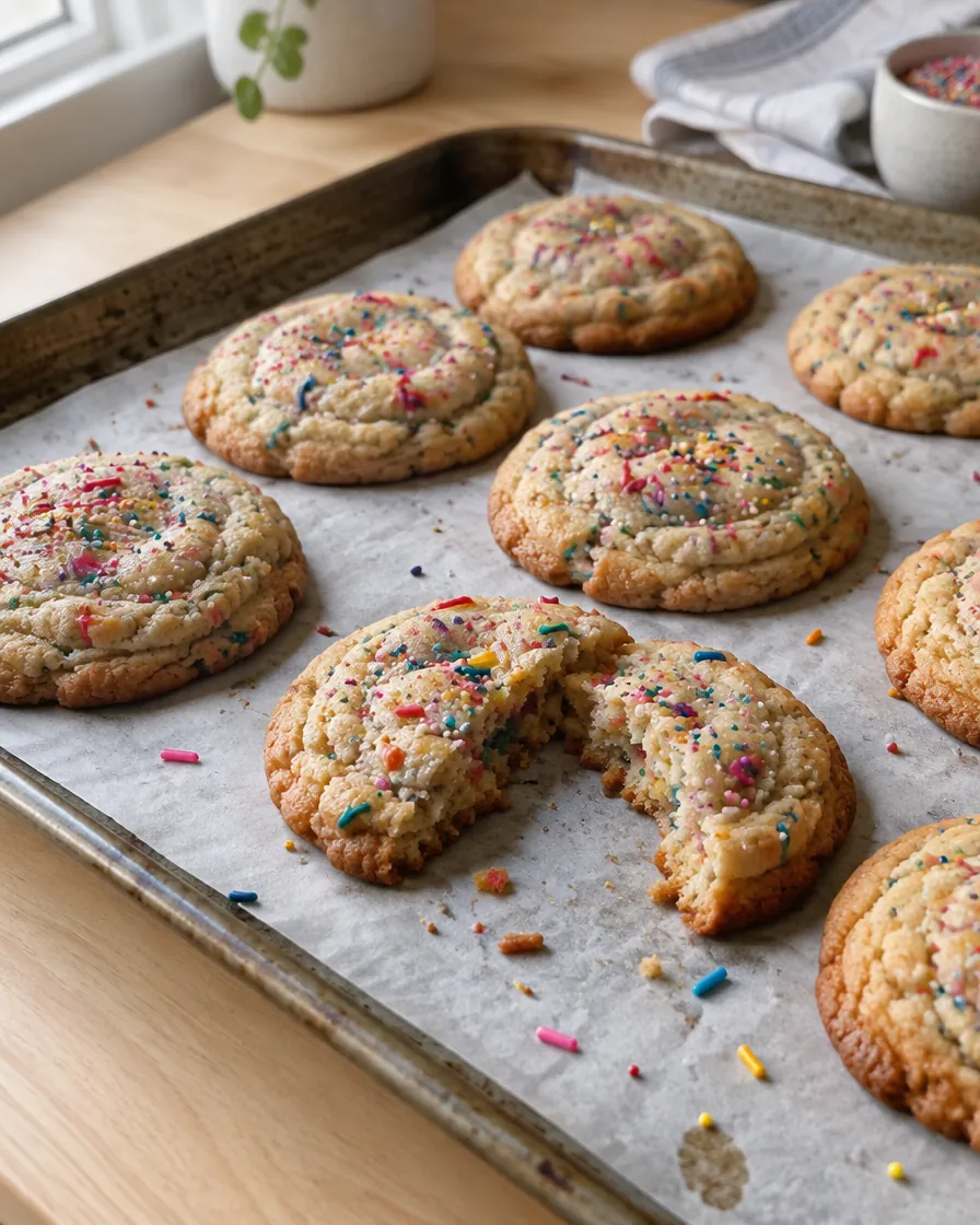 Nutty Brown Butter Sugar Cookies with Sprinkles
