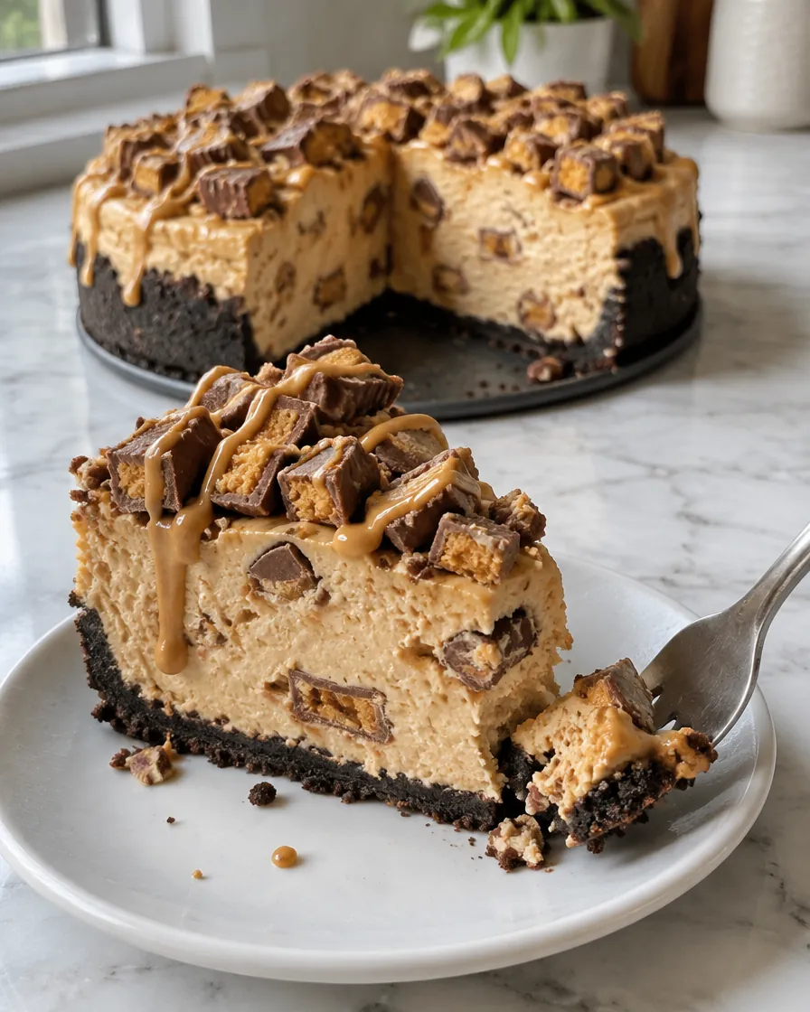 Plated slice with a bite