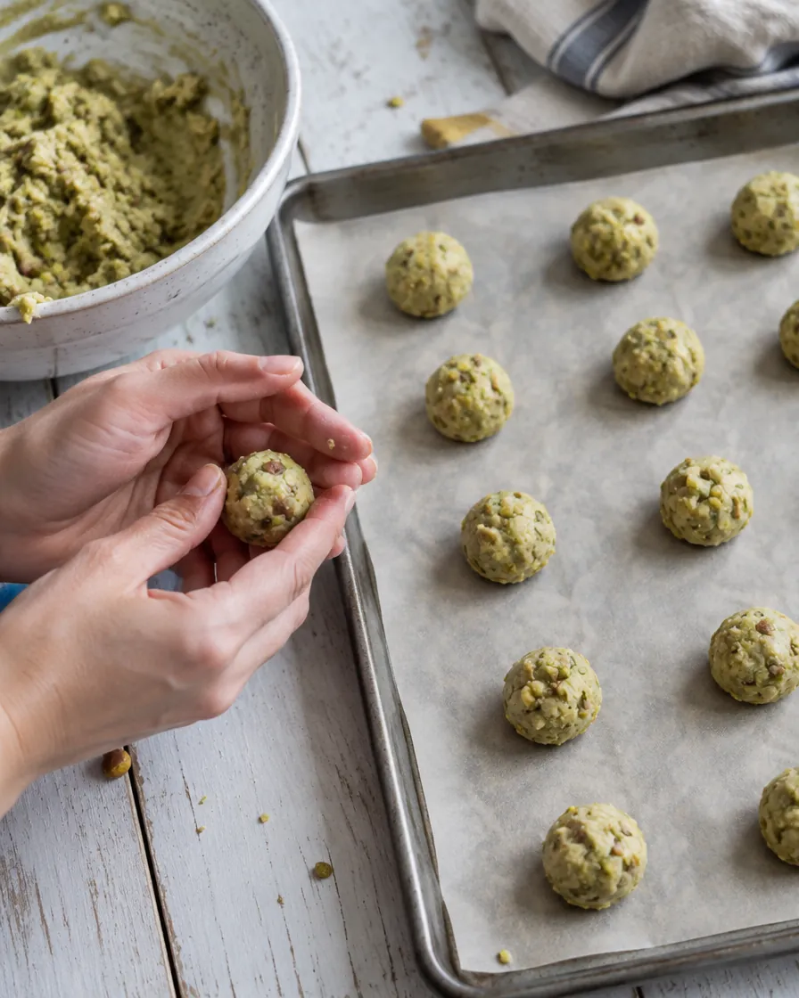 Step 7: Roll the dough into balls of about 1 tablespoon (20-22 g) ea