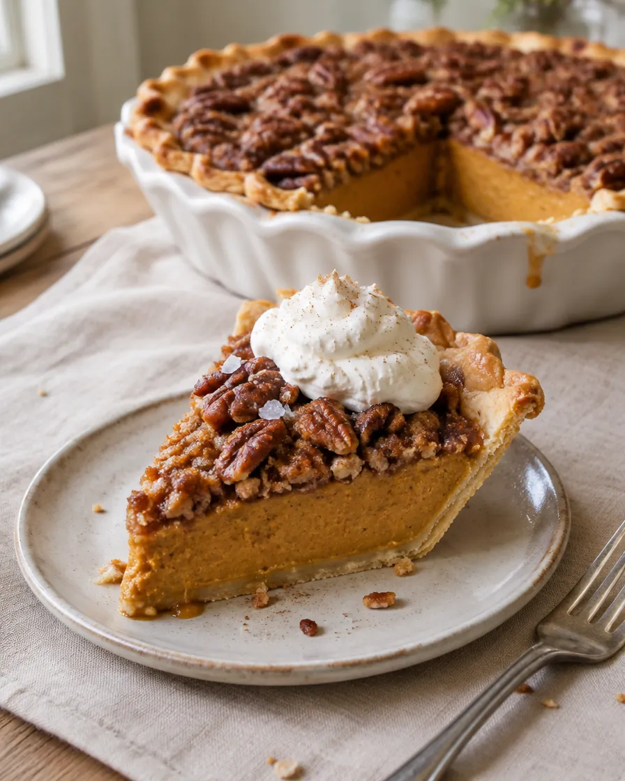 Slice with whipped cream