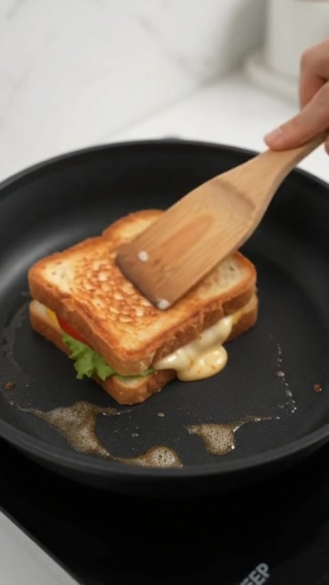 Step 5: Fold and toast