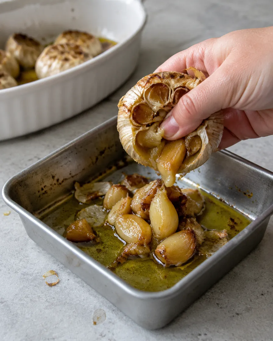 Step 1: Roast the garlic